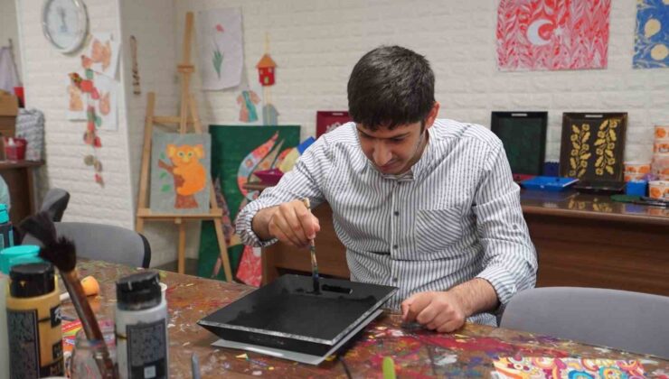 Kağıthane’de engelli bireyler için sanat eğitimi