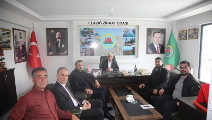 AK Parti Elazığ İl Başkanı Selmanoğlu’ndan Ziraat Odası’na Ziyaret