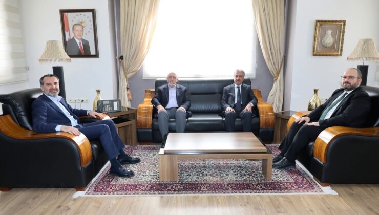 TİCARET BORSASI BAŞKANI DUMANDAĞ’DAN BAŞKAN ŞERİFOĞULLARI’NA ZİYARET