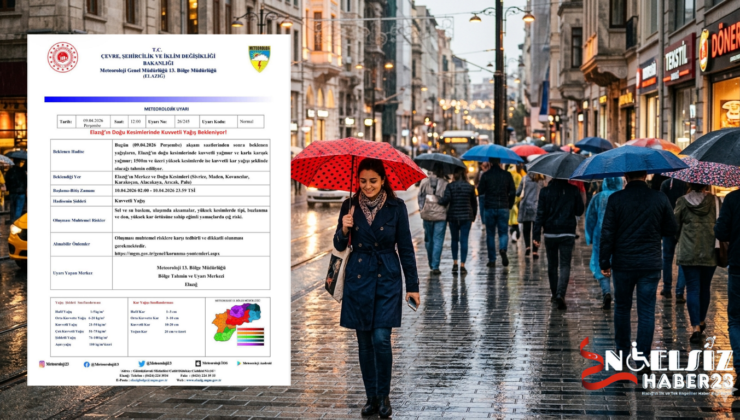 Elazığ İçin Turuncu Alarm: Kuvvetli Yağış ve Kar Geliyor!