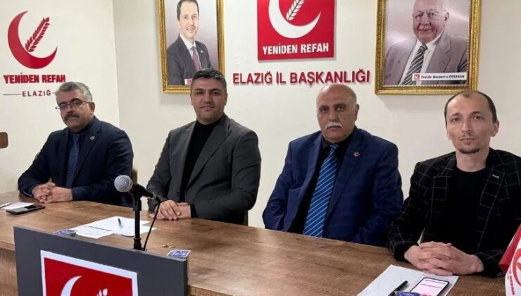 Yeniden Refah Partisi Elazığ İl Yönetimi’nden “Kararlılık” Mesajı