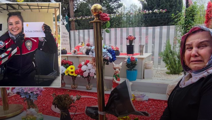 Polis mezarından hırsızlık, anneyi gözyaşlarına boğdu