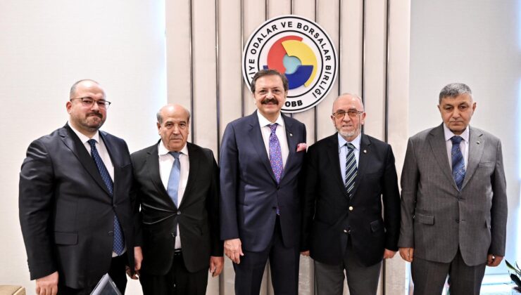 TİCARET BORSASI BAŞKANI DUMANDAĞ GTİ GENEL KURULUNDA TOBB BAŞKANI HİSARCIKLIOĞLU İLE GÖRÜŞTÜ