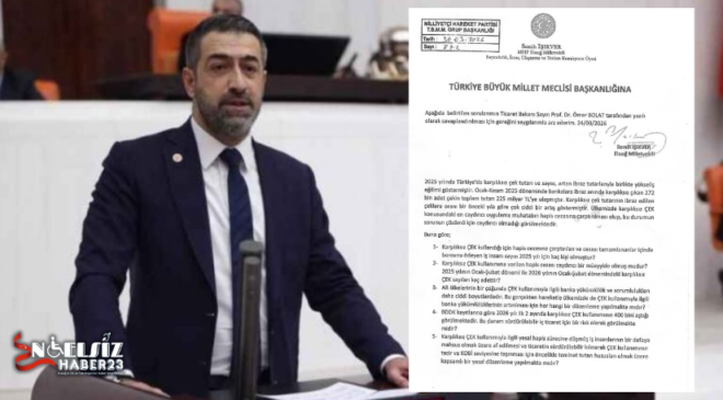 IŞIKVER ÇEK KULLANIMIYLA İLGİLİ TBMM BAŞKANLIĞINA ÖNERGE VERDİ