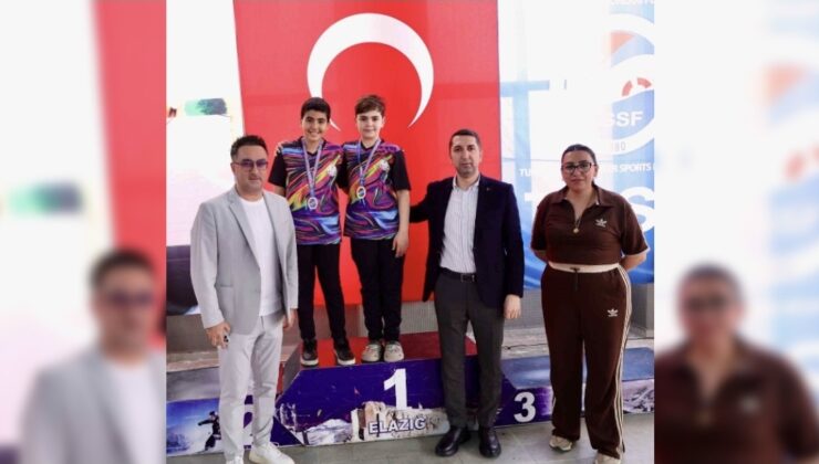 Yüzmede Elazığ’a 19 madalya