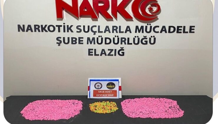Elazığ’da uyuşturucuyla mücadele: 3 tutuklama