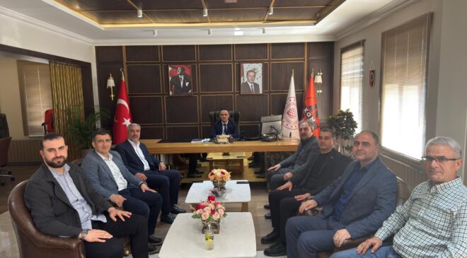 Memur-Sen’den Karayolları Bölge Müdürü Cüre’ye “Hayırlı Olsun” Ziyareti