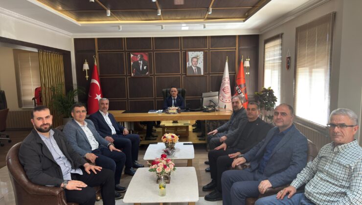 Memur-Sen’den Karayolları Bölge Müdürü Cüre’ye “Hayırlı Olsun” Ziyareti