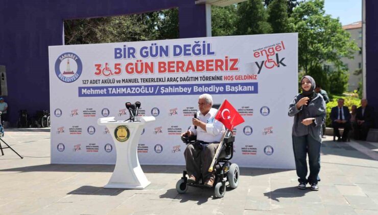 Şahinbey Belediyesi 5 bin engellinin ‘eli ayağı’ oldu