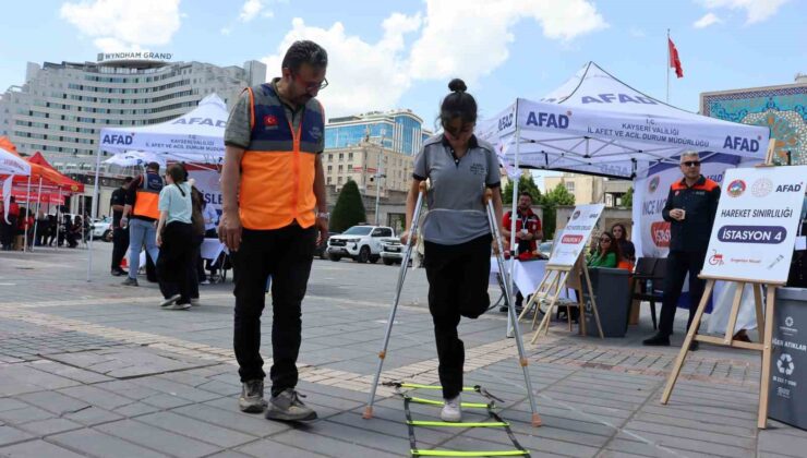 Engellilerin yaşadığı zorlukları empati kurarak öğrendiler