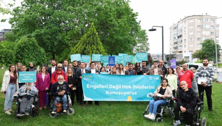 Nilüfer’de sloganlar engelleri aşmak için yükseldi