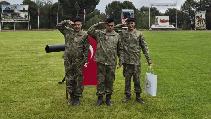 Özel bireyler için özel gün: Bir günlüğüne asker oldular