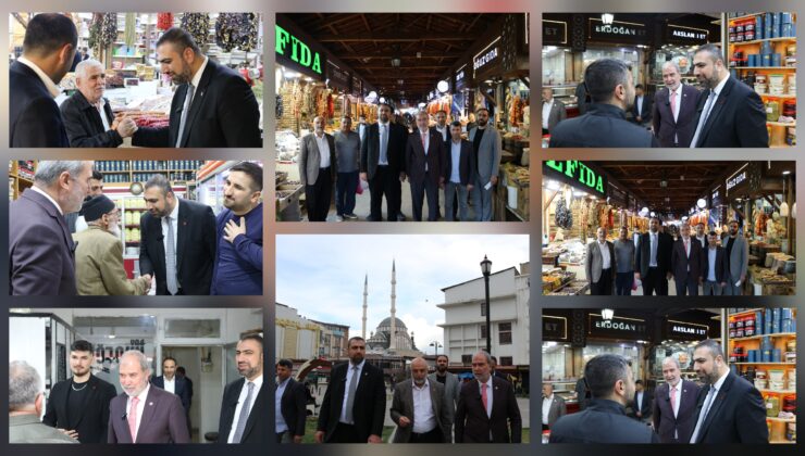 SAADET PARTİSİ KURBAN BAYRAMI ÖNCESİ KAPALI ÇARŞI ESNAFINA ZİYARET GERÇEKLEŞTİRDİ