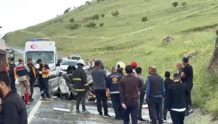 Elazığ’da feci kaza: 1 ölü, 3 yaralı