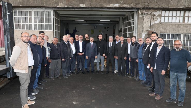 AK Parti Elazığ Teşkilatından Sanayi Sitesi Esnafına Ziyaret