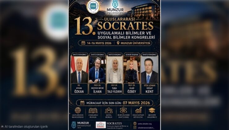 Munzur Üniversitesi, 13. Uluslararası Socrates Kongreleri’ne Ev Sahipliği Yapıyor