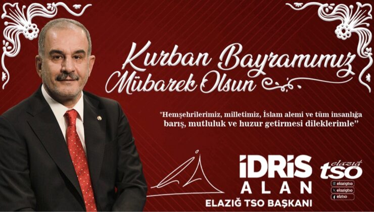 BAŞKAN ALAN: “BAYRAMLAR, BİRLİĞİMİZİ PEKİŞTİREN MÜSTESNA GÜNLERDİR”