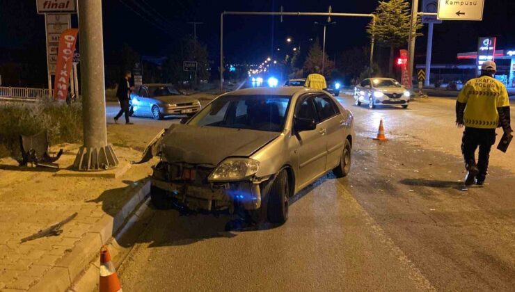 Elazığ’da trafik kazası: 1 yaralı