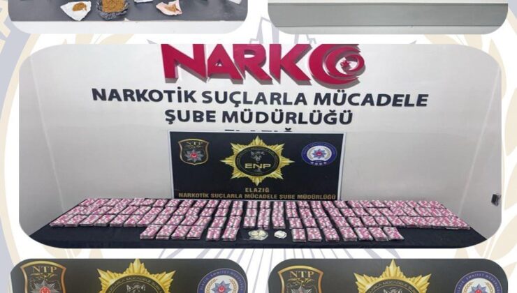 Elazığ’da uyuşturucu operasyonları: 7 tutuklama