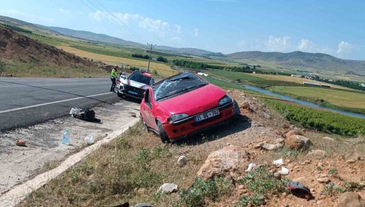 Elazığ’da trafik kazası: 1 yaralı