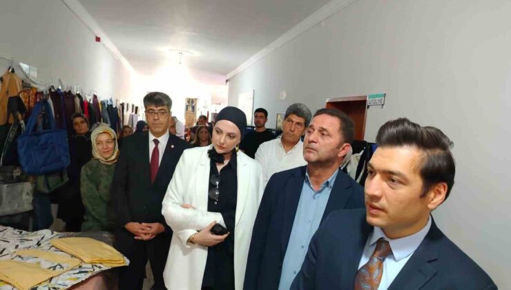 Keban’da el emeği ürünler görücüye çıktı