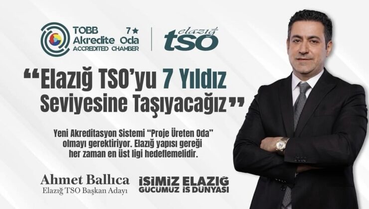Ahmet Ballıca: “Elazığ TSO’yu 7 Yıldız Seviyesine Taşıyacağız”