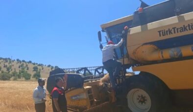 Elazığ’da biçerdöverler denetlendi