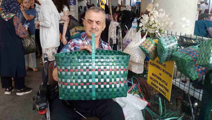 İş kazası nedeniyle engelli kalan vatandaşın azmi örnek oldu
