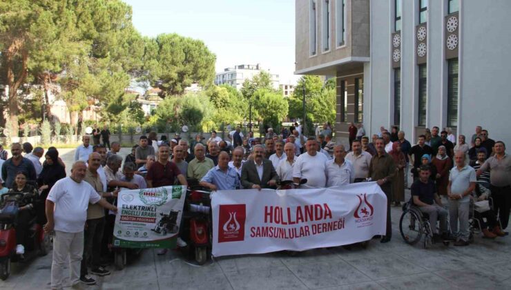 Avrupa’dan Samsun’a engelleri aşan dayanışma: 113 engellinin araç sevinci