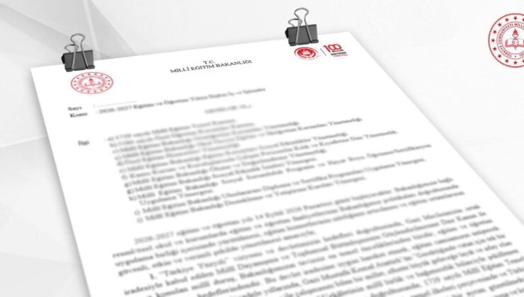 2026-2027 Eğitim ve Öğretim Yılı Çalışma Takvimi ve Genelge Ayrıntıları