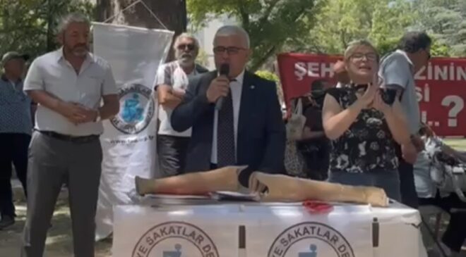 GAZİLERİN SESİ YANKILANDI: “BİZ SADAKA DEĞİL, ADALET İSTİYORUZ!”